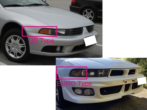 GALANT 96-05 4D/5D CCFL Dual Projector Headlight BK EUROPE V2 for Mitsubishi LHD - Picture 3 of 8