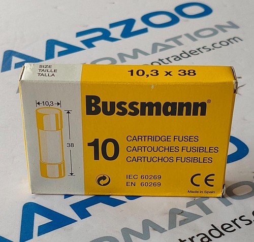 (Set 5 Kiste ) Bussmann 4A IEC60269 Patrone Sicherungen C10G4 500VAC Neu - Picture 3 of 8