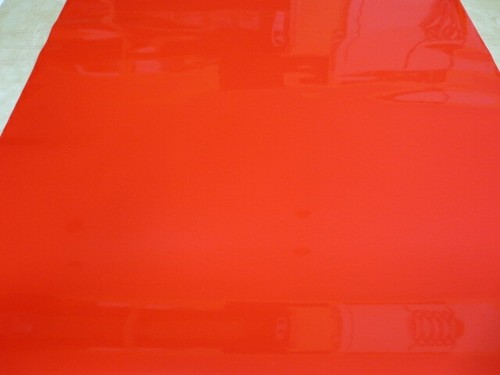 Bügelfolie 1Stück Qualitäts Bügelfolie Bespannfolie ROT DUNKEL-ROT 1,00x0,64 m - 第 1/4 張圖片