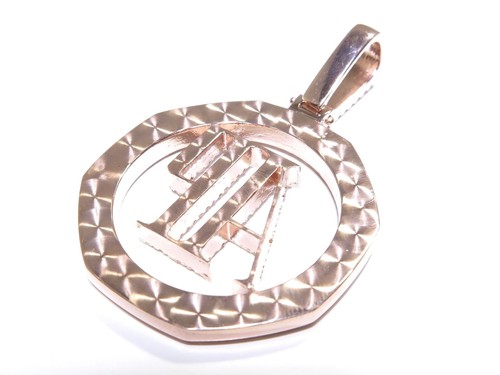 Mens Always Paid 14k Rose Gold Stunning 2.75ct White Round Cut Diamond Pendant  - Picture 3 of 7