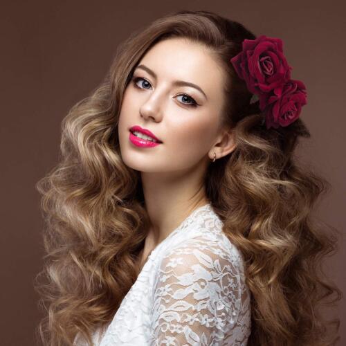 2 Packungen rote Rose Blume Haarspange Stifte Frauen Haarschmuck für Frauen Mädchen - Bild 9 von 24