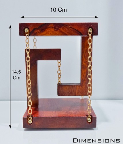 Home/office Decor, Made with Solid Wood, Anti-Gravity, Light Weight, Table Top - Picture 11 of 12