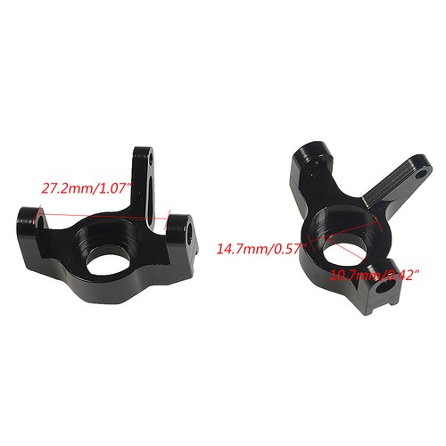 Alloy Steering Linkage C-Hub Front Knuckle For Axial Wraith 1/10 RC Crawler Car - Picture 3 of 31