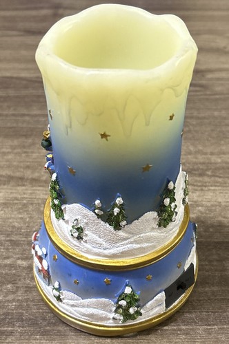 Santa Clause Sleigh 3 Light Candle Tested & Works Great! - Picture 3 of 7