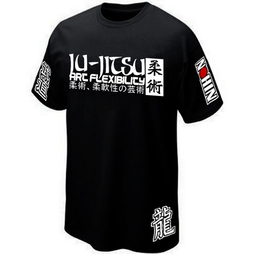 T-Shirt JU-JUTSU JU-JITSU JIU-JITSU JUJITSU JAPAN JAPAN JAPAN NIPPON SPORT COMBAT - Bild 1 von 2