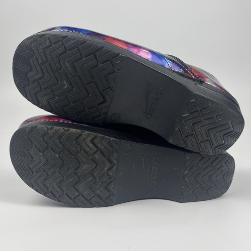 Dansko Pro XP Clogs Black & Iridescent Tie Dye Women’s EU 41 / US 10.5 - READ - Picture 17 of 17
