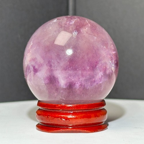 104G Natural Fluorite ball Colorful Quartz Crystal Gemstone Healing - Picture 11 of 12