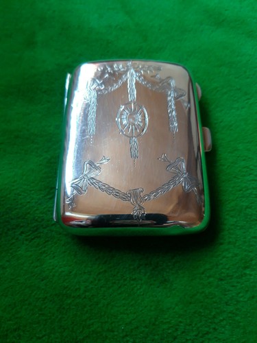 Zigarettenetui aus der Jugendstilzeit 925er Silber aus England cigarette case - Bild 10 von 12