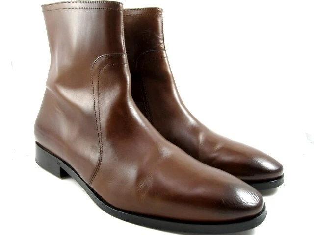 Botas de cuero Allen Edmonds "SIENA" con cremallera lateral para hombre 11 D chile DESCONTINUADAS (513N) Foto 2 de 4