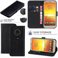 For Motorola Moto G6 Plus E5 G6 / G6 Play Phones Wallet Flip Leather Case Cover