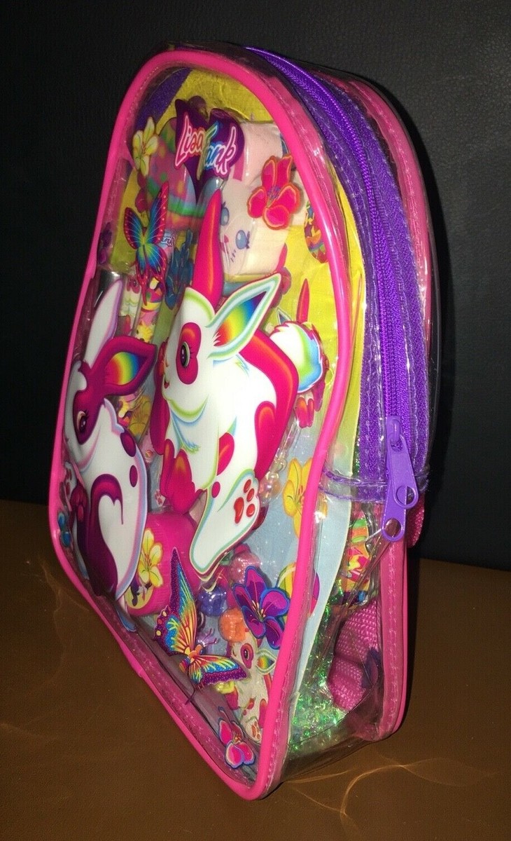 Complete RARE Lisa Frank Colorful Bunnies Easter Treasure Tote
