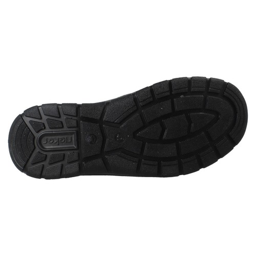 Zapatos Casual De Cuero Negro Rieker '03651' Para Hombre - Extra Ancho - Imagen 3 de 18