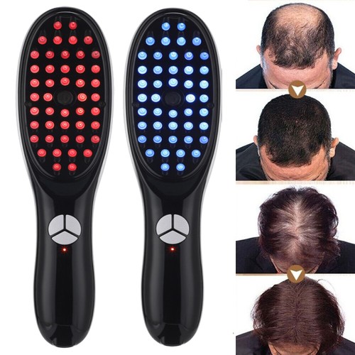 Infrared Anti Hair Loss Growth Laser Vibration Hair Brush Comb Scalp Massage Kit - Picture 2 of 16