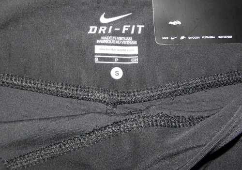 NIKE Dri-Fit Legend Tight Stretch Training BLACK Capri 546096 010 Girls Sz S NEW - Picture 2 of 3