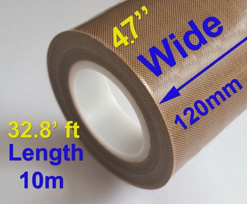 1 Roll PTFE Adhesive Tape Nonstick 0.13 0.18 T x 13mm ~300mm W x 33ft Optional - Picture 29 of 31