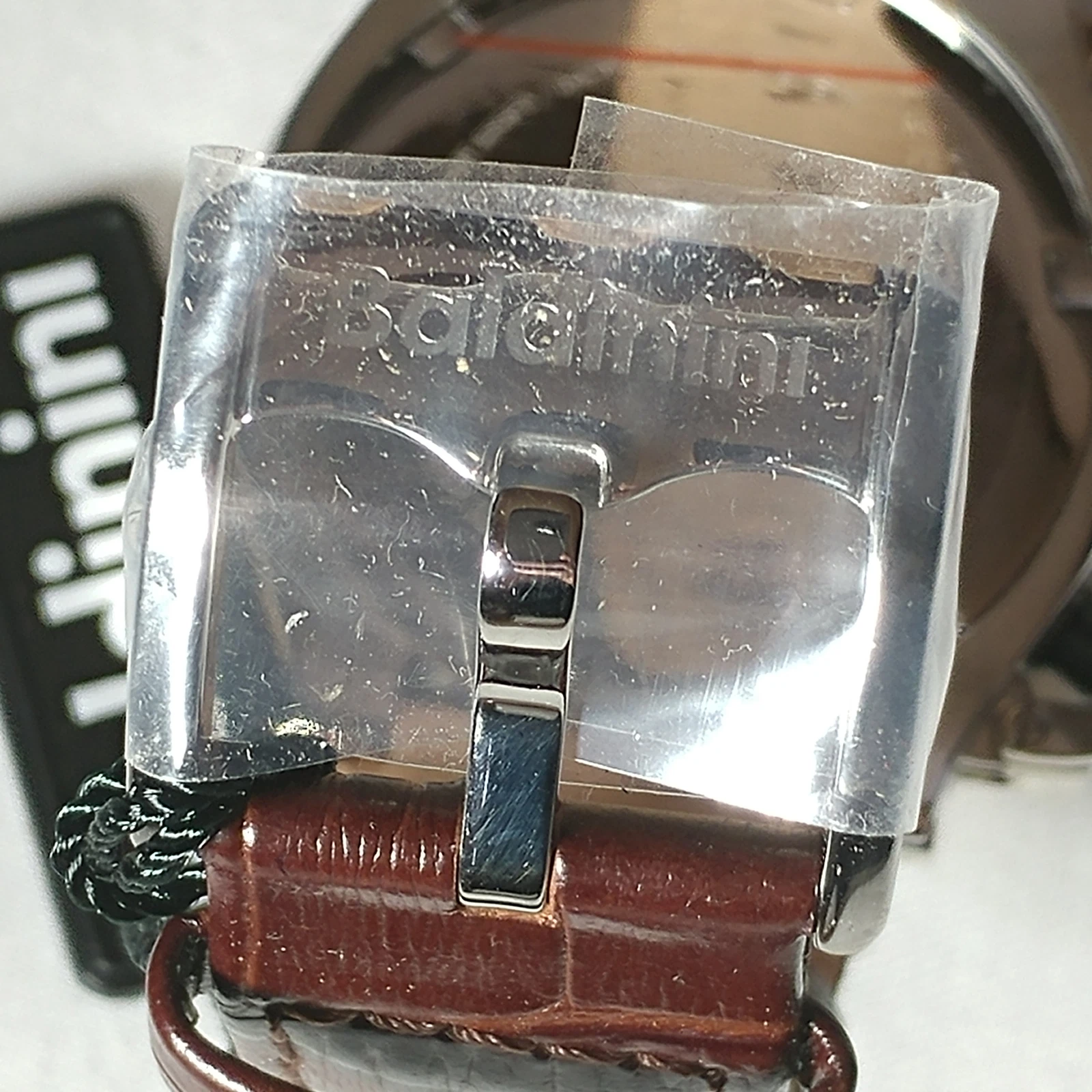 Baldinini | Men's Chronograph Leather Brown/Rose Gold Classy Watch | BD-34 - product detail image 4