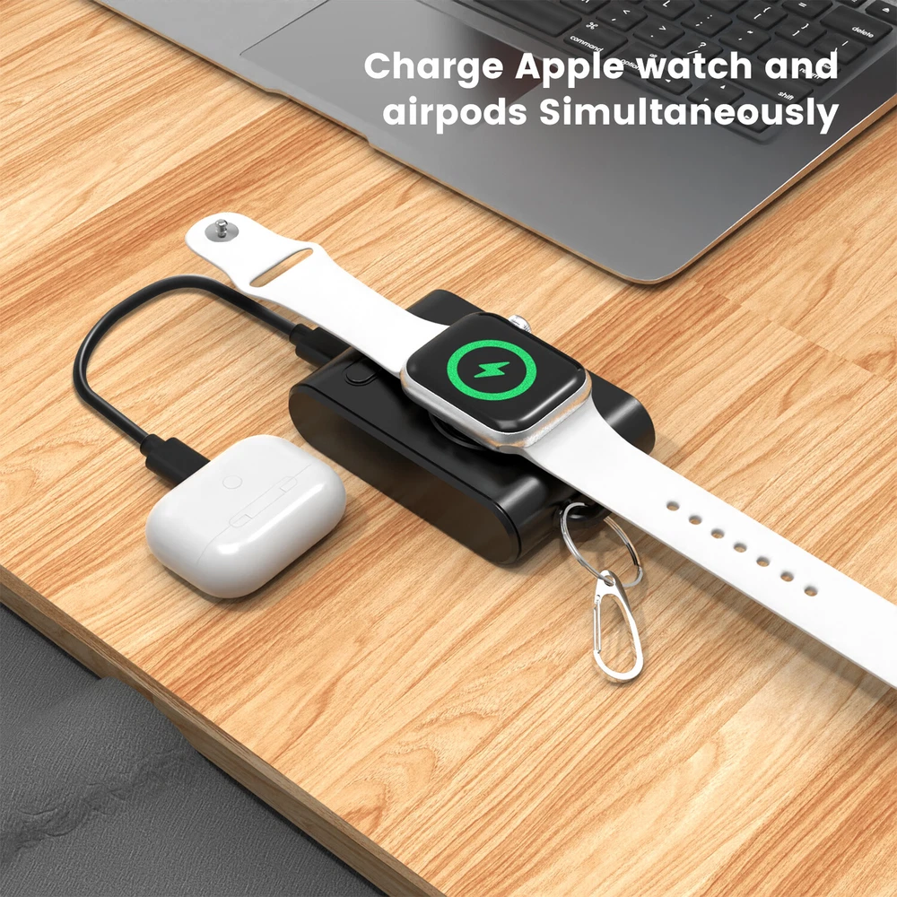 Power Bank for Apple Watch Magnetic Travel Smart iWatch Charger Universal