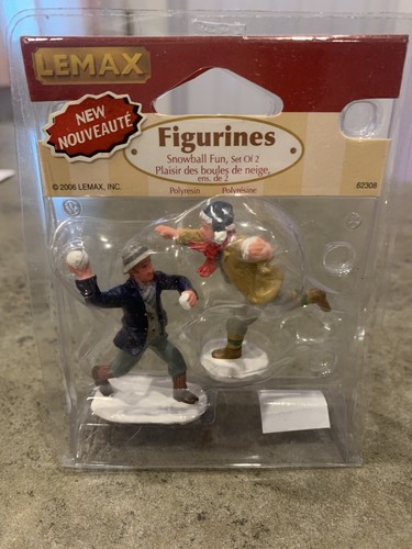 LEMAX "Snowball Fight" 2er Set Polyresin Zubehör - Bild 1 von 3