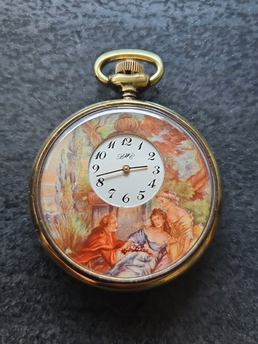 BWC Swiss Taschenuhr Damen/Herren Taschenuhr mit Motiv - Abl-1-19 - Picture 3 of 9