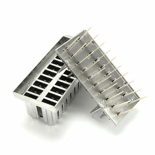 20PCS Stainless Steel Molds Ice Pop Lolly Popsicle Ice Cream Stick Holder Mold - Picture 4 of 12