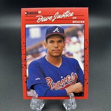 1990 Donruss David Justice Rookie Card R36894 **READ DESCRIPTION**