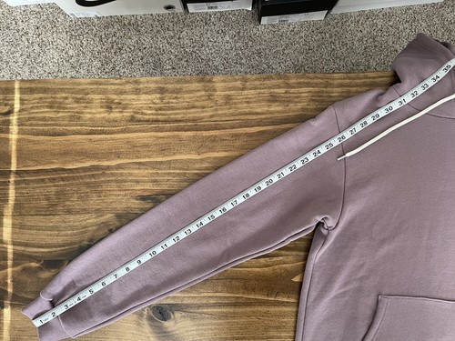 John Elliott Beach Hoodie Plum 1 | Small - Picture 3 of 6