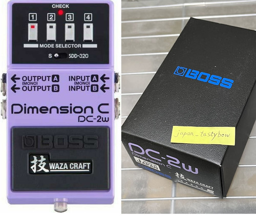BOSS Dimension C DC-2W Waza tecnica artigianale effetti bassi viola - Foto 1 di 6