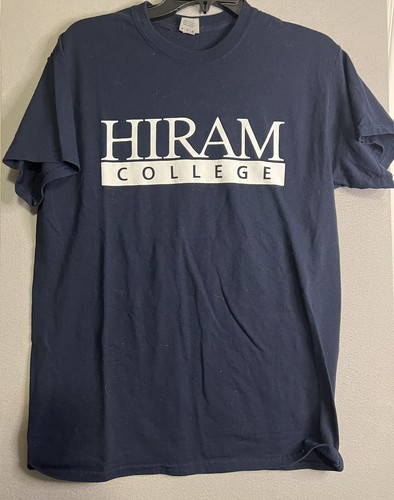 Hiram College Navy Blue T-shirt Gildan Men's Medium NCAA Ohio - Bild 1 von 4