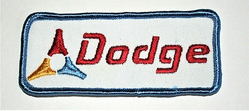 Vintage Dodge Cars Automotive Cloth Patch New NOS 1960s - Picture 2 of 3
