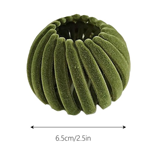 Birds Nest Hair Clip Expandable Bun Fixed Hair Claw Retractable Ponytail Holder - Picture 5 of 19