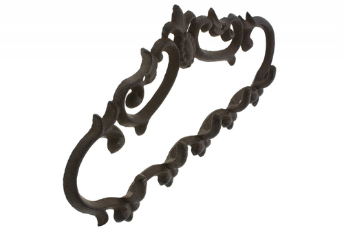 Cast Iron Wall Hanger Vintage Design with 5 Hooks - Keys Towels etc -Wall Mount - Picture 5 of 8