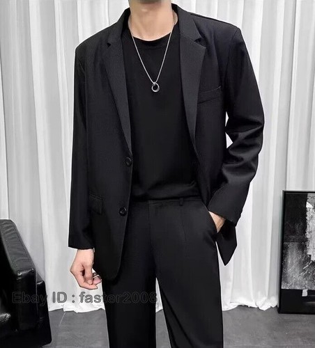 Men Blazer Coat High Quality Male Casual Ice Silk Breathable Suit Jacket Suits - Picture 11 of 29
