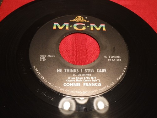 Connie Francis 7" 45 RPM I Was Such A Fool Drownin' My Sorrows MGM K 13096 13160 - Imagen 3 de 16