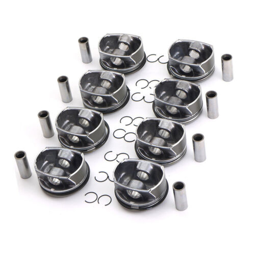 8Pc Pistons &Rings Kits Mahle for Porsche Cayenne Panamera S GTS 957 970 4.8L V8 - Foto 4 di 9