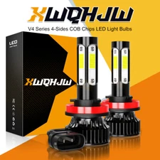 LED Headlight Kit H11 6000K White Low Beam Bulbs for Ford Focus 2012-2019