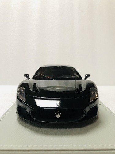 1:18 BBR Maserati MC20 2020 Nero Enigma Black Limited 100 PCs With Display Case - Picture 9 of 23