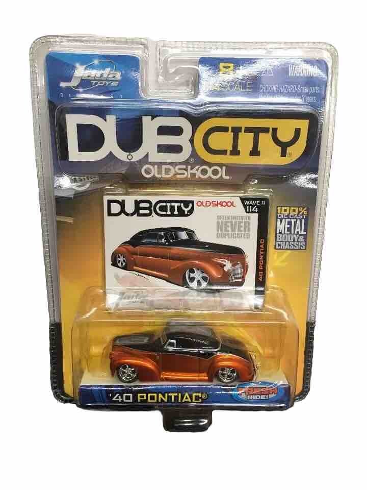 【受注生産品】 2005 Jada Pontiac '40 Black & Copper Oldskool 1/64 City Dub ミニカー
