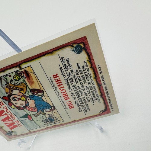 Garbage Pail Kids GPK Card First Series 4 OS4 150a Hairy Harriet 1986 Topps - Picture 5 of 6