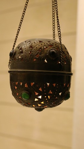 Moroccan Brass  Lantern Islamic Mosque chandlery Hanging Pendant  (medium) - Picture 6 of 12