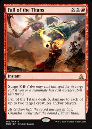 Fall of the Titans ~ Lightly Played Oath of the Gatewatch MTG Magic UltimateMTG  - Picture 1 of 1