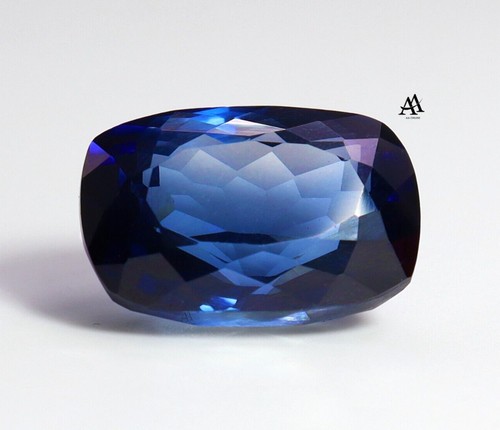 GIE Certified Natural Blue Sapphire Emerald Shape Gemstone 10.30 Cts - Picture 4 of 6