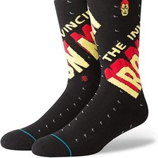 NWT Stance Marvel Iron Man Black Socks Mens Large 9-12