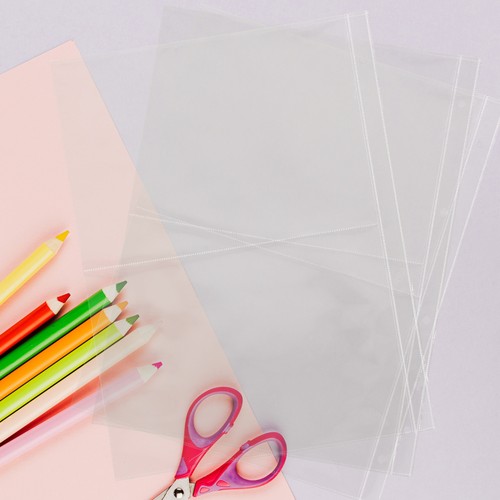 20Pcs Photo Album Loose-leaf Pages 4-ring design Photo Album Refills Clear - Picture 6 of 12