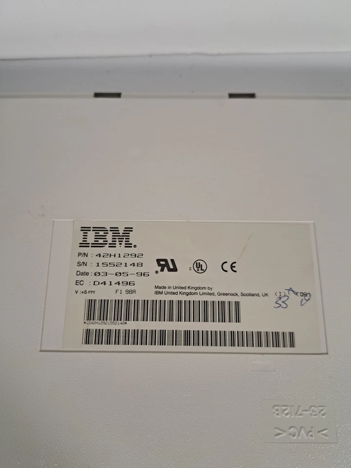 Vintage IBM 42H1292 1997 Mechanical Keyboard Untested - Image 3 of 3