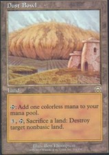 Dust Bowl PL/MP, English MTG Mercadian Masques