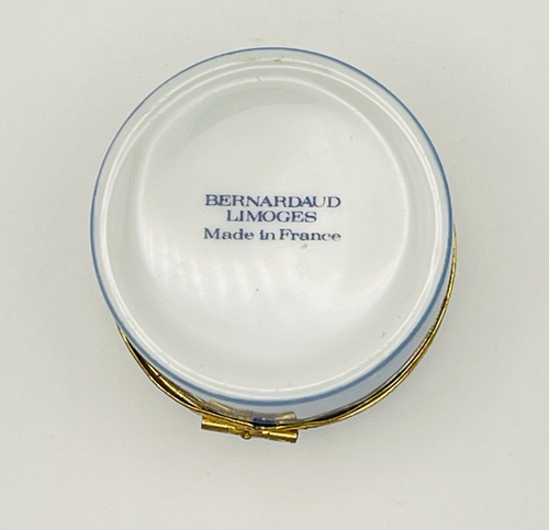 Bernardaud Limoges Love Makes The World Go Round Trinket Box Made In France - Picture 5 of 5