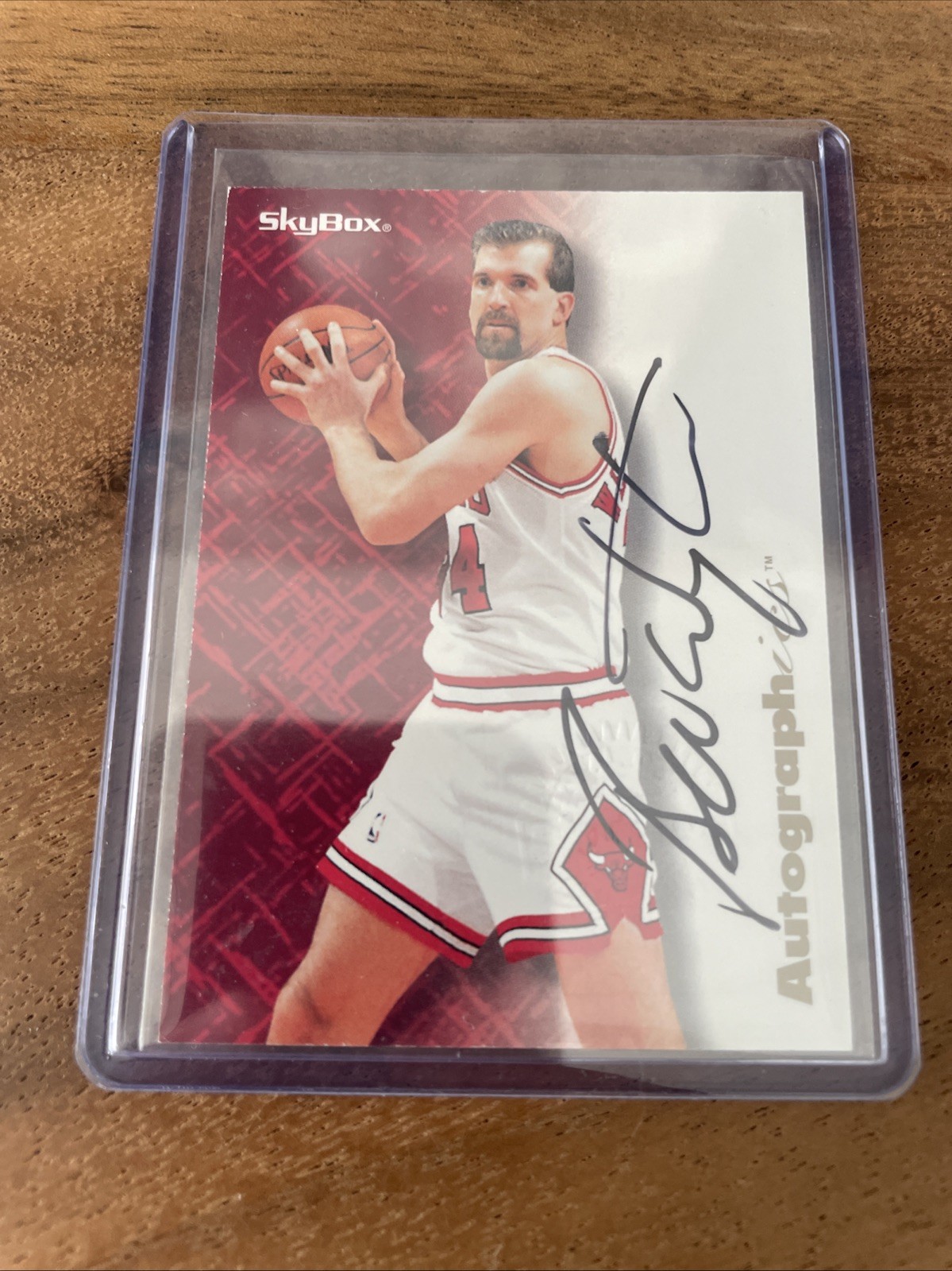 1996-97 Skybox Autographics Bill Wennington Auto