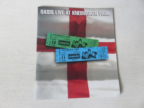 OASIS LIVE AT KNEBWORTH PARK ORIGINAL 1996 PROGRAMME AND TICKETS - Imagen 4 de 24
