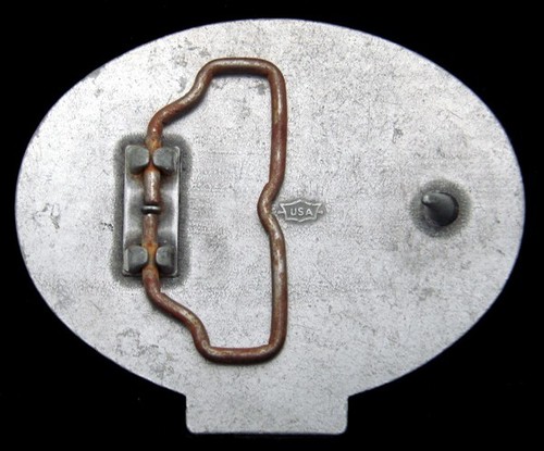 QH02105 VINTAGE 1980s **SMITH INDUSTRIES** SII TOOL OILFIELD ROCK BIT BUCKLE - Picture 2 of 2