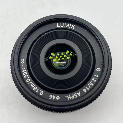 PANASONIC LUMIX G 14mm F2.5 F/2.5 ASPH AF LENS Black - Picture 2 of 7